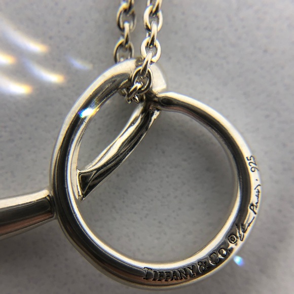 SOLD Tiffany & Co Alphabet Letter A Necklace with BOX RIBBON - Picture 8 of 12